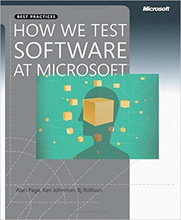 image of book cover for How We Test Software at Microsoft